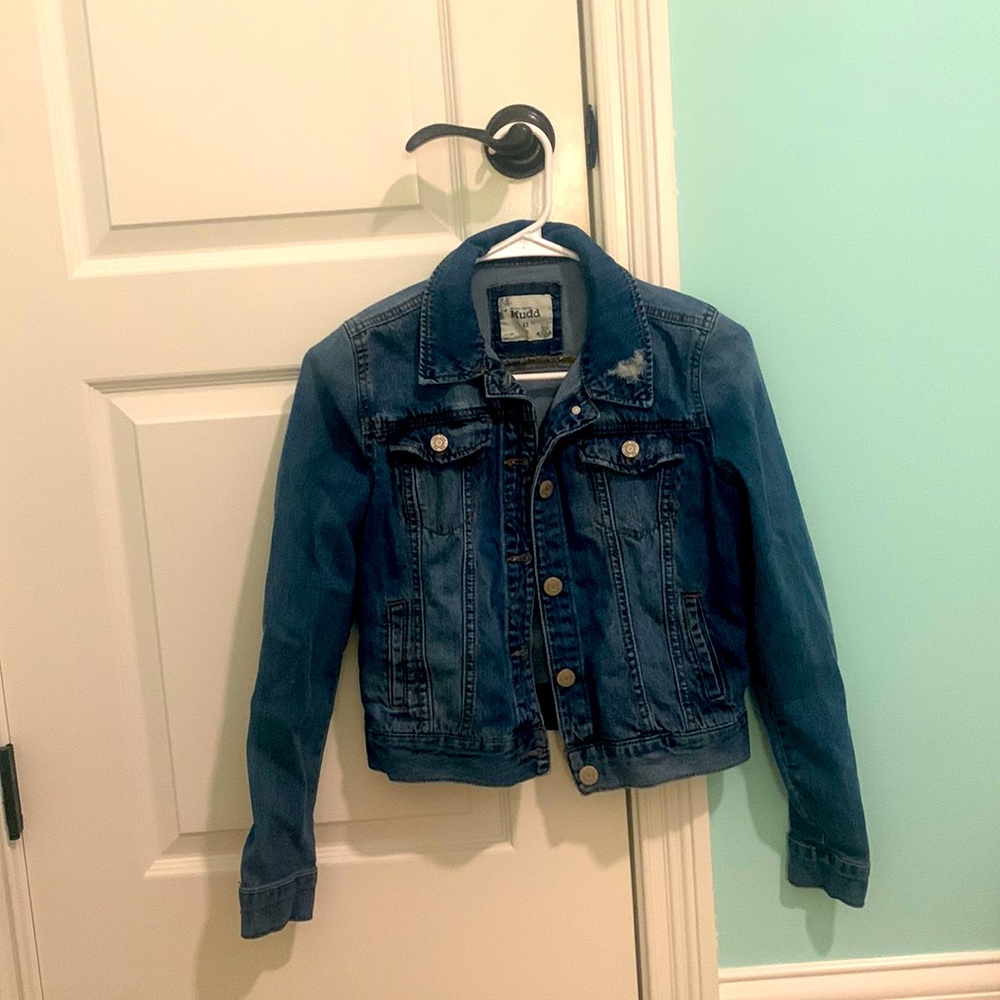 Distressed Mudd Brand Jean Jacket